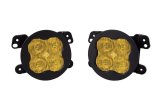 Diode Dynamics SS3 Max LED Fog Light Kits DD6689 Lights, LED, MAX, SAE Fog, Type M, Yellow Lens, 38.5 Watts, Yellow Bulb Color, 3000K, 3,500 lm, No Backlight, Kit thumbnail 1