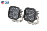 Diode Dynamics SS3 LED Pods DD6123P Auxiliary Lights, Pods, Sport, Spot, Black, Clear Lens, 12 V, 14.5 Watts, Pair thumbnail 3