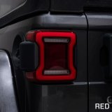 Diode Dynamics Taillight Assemblies FL0013 2018-2024 Jeep Wrangler LED Tail Lights Red (pair) thumbnail 4