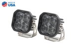Diode Dynamics SS3 LED Pods DD6122P Auxiliary Lights, Pods, Sport, SAE Fog, Black, Clear Lens, 12 V, 14.5 Watts, Pair thumbnail 3