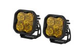 Diode Dynamics SS3 LED Pods DD6132P Auxiliary Lights, Pods, Pro, Driving, Black, Yellow Lens, 12 V, 36.0 Watts, Pair thumbnail 1