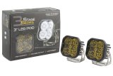 Diode Dynamics SS3 LED Pods DD6132P Auxiliary Lights, Pods, Pro, Driving, Black, Yellow Lens, 12 V, 36.0 Watts, Pair thumbnail 4