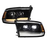 Diode Dynamics Headlight Assemblies FL0016 2009-2018 Ram 1500/2500/3500 Sequential LED Projector Headlights (pair) thumbnail 4