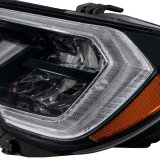 Diode Dynamics LED Reflector Headlights for 2008-2017 SEQUOIA, 2007-2013 TUNDRA - FL0010 Headlight Assemblies, Headlights, High/Low Beam, Clear Lens, Black Housing, White DRL, Toyota, Pair thumbnail 1