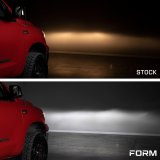 Diode Dynamics LED Reflector Headlights for 2008-2017 SEQUOIA, 2007-2013 TUNDRA - FL0010 Headlight Assemblies, Headlights, High/Low Beam, Clear Lens, Black Housing, White DRL, Toyota, Pair thumbnail 6