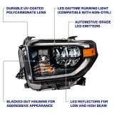 Diode Dynamics Headlight Assemblies FL0002 2014-2021 Toyota Tundra LED Reflector Headlights (pair) thumbnail 1