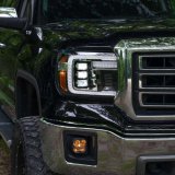 Diode Dynamics Headlight Assemblies FL0012 2014 GMC Sierra LED Projector Headlights (pair) thumbnail 2