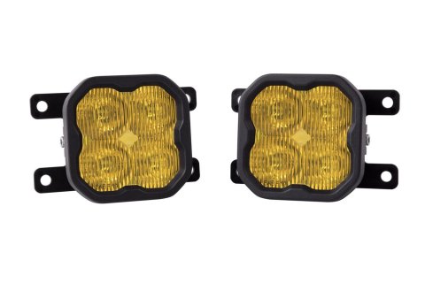 Diode Dynamics Light Bars, Pods and Fog Lights DD6347 Worklight, Worklight SS3 Pro Type AS Kit Yellow SAE