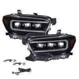 Diode Dynamics LED Projector Headlights for 2016-2023 TACOMA - FL0001 Headlight Assemblies, Headlights, High/Low Beam, Clear Lens, Black Housing, White DRL, Toyota, Pair thumbnail 4