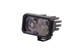 Diode Dynamics Stage Series 2 Light Pods DD6420S Auxiliary Light, LED Light, SSC2, Pro White, Spot, Red Backlight, Clear Lens, 2.0 in. x 3.0 in., Rectangle, Aluminum Housing, Each thumbnail 1