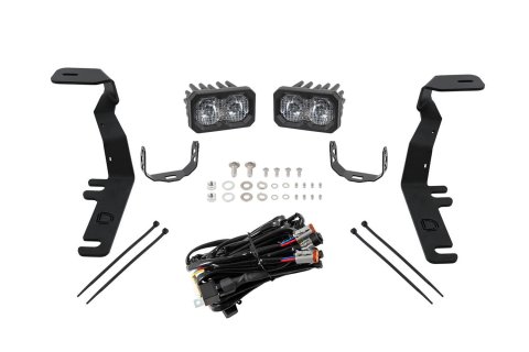 Diode Dynamics - Light Bars, Pods and Fog Lights for 2015-2020 F-150 DD6571 LED Light, Stage Series 2in LED Ditch Kit Ford F-150/Raptor Sport White Combo