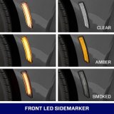 Diode Dynamics LED Sidemarkers FL0091 Side Marker, LED, Smoke Lens, Front/Rear, Ford, Set thumbnail 2