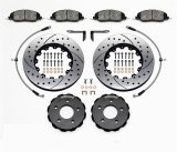 Wilwood ProMatrix Replacement Rotor and Pad Kits 140-12148-D Brake Combos, Kits, Front, Cross-drilled/Slotted Rotors, Black E-Coat, Semi-metallic Pads, Ford, Kit thumbnail 2