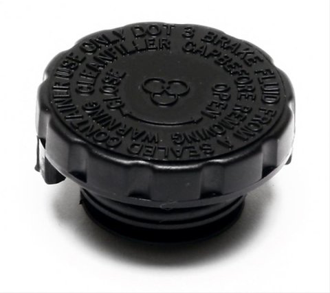 Wilwood Replacement Master Cylinder Caps 260-3392 Reservoir Cap, Screw On, Plastic, Black, Each