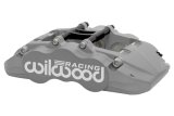 Wilwood Grand National GN6R Radial Mount Brake Calipers 120-13949 Caliper, GN6R, 6-Piston, Aluminum, Gray Anodized, 0.38 in. Rotor, Left Side, Each thumbnail 2