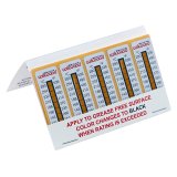Wilwood Temperature Measuring Indicator Stickers 400-15671 Stickers, Strips, Adhesive-Back, Vinyl, Set of 10 thumbnail 2