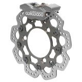 Wilwood GP320 Sprint Race Car Disc Brake Kits 140-11773 Brake, Driver Side Front, Sprint, Cross-Drilled Rotor, 4-Piston Gray Caliper, Kit thumbnail 3