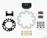 Wilwood GP320 Sprint Race Car Disc Brake Kits 140-11773 Brake, Driver Side Front, Sprint, Cross-Drilled Rotor, 4-Piston Gray Caliper, Kit thumbnail 4