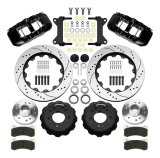 Wilwood AERO6 Big Brake Front Kits 140-15951-D Disc Brakes, Aero6 Brake, Front, Rotors, Crossed Drilled/Slotted, 6-piston Calipers, Black, Chevy, GMC, Kit thumbnail 2