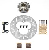 Wilwood DynaPro Single Left Front Brake Kits 140-16615 Disc Kit, Kit, Slotted Surface Rotor, Gray/Silver Caliper, Pads, Fits Sprint and Midget Car Hub, Kit thumbnail 1