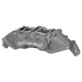 Wilwood UTV4 Calipers 120-16572 Brake Caliper, UTV4, Aluminum, Gray/Silver, Logo, 4-piston, Each thumbnail 1