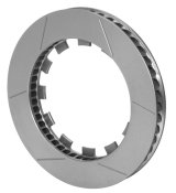Wilwood GT 48 Series Curved Vane Rotors 160-15562-B Brake Rotor, Series, Slotted Surface, Carbon Iron, Natural, Driver Side, Each thumbnail 2