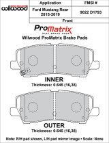 Wilwood Smart Pad BP-30 Brake Pads 150-16033K PAD,D1793-30,AXLE SET thumbnail 2