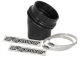 aFe Tubing Couplers 59-00089 Couplers, 35 degree Elbow, Silicone, Black, 3.00 in. Inlet/2.50 in. Outlet Diameter, Each thumbnail 1