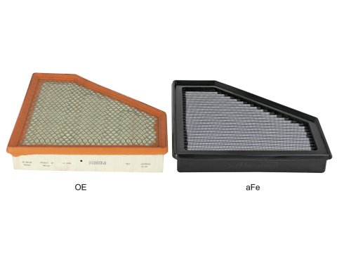 aFe Pro Dry S Air Filter Elements for 2016-2019 CTS - 31-10283 Elements, S, Synthetic, Gray, Panel, Cadillac, 6.2L, Each thumbnail 3