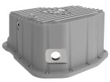 aFe Street Series Engine Oil Pans 46-71070A Pans, Series, 11.00 qt. Capacity, Cast Aluminum, Natural, Chevrolet, GMC, 6.6L Diesel, Each thumbnail 2