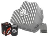 aFe Street Series Engine Oil Pans 46-71070A Pans, Series, 11.00 qt. Capacity, Cast Aluminum, Natural, Chevrolet, GMC, 6.6L Diesel, Each thumbnail 3