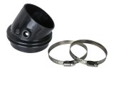aFe Tubing Couplers 59-00123 Couplers, 30 degree Elbow, Silicone, Black, 4.38 in. Inlet/3.88 in. Outlet Diameter, Has A Port for Connecting A PCV Line, Each thumbnail 2