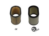 aFe Pro GUARD 7 Air Filter Elements 71-90012 Filter, Guard 7, Cotton/Synthetic, Oval, 9.00 in. Length, 5.50 in. Width, 6.00 in. Height, Each thumbnail 7