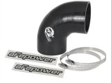 aFe Tubing Couplers 59-00076 Couplers, 90 degree Elbow, Silicone, Black, 2.75 in. Inlet/Outlet Diameter, 5.00 in. Length, Each thumbnail 1