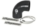 aFe Tubing Couplers 59-00076 Couplers, 90 degree Elbow, Silicone, Black, 2.75 in. Inlet/Outlet Diameter, 5.00 in. Length, Each thumbnail 2