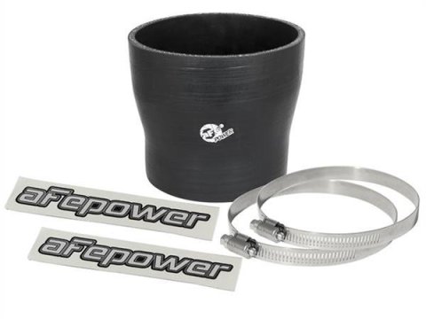 aFe Tubing Couplers 59-00083 Couplers, Straight, Silicone, Black, 4.00 in. Inlet/3.50 in. Outlet Diameter, 3.50 in. Length, Each