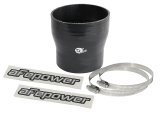 aFe Tubing Couplers 59-00114 Couplers, Straight, Silicone, Black, 3.00 in. Inlet/2.50 in. Outlet Diameter, 3.00 in. Length, Each thumbnail 2