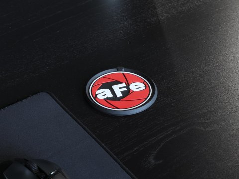 aFe Power Filter Top Drink Coasters 40-10234 Beverage Coaster, Logo, Rubber, Each