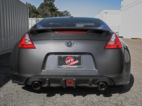 aFe Takeda Exhaust Systems for 2009-2020 370Z - 49-36139-C System, Takeda, 2.5 in., 304 Stainless Steel, Cat-Back, Split Rear, Round Carbon Fiber Slant Cut Tips, Nissan, Kit