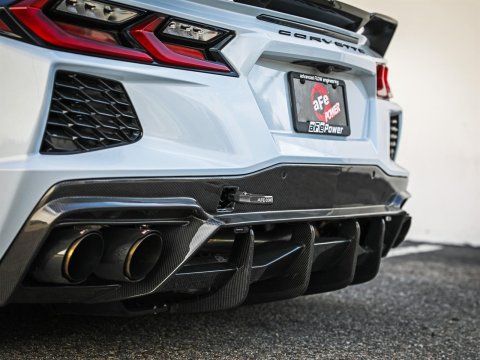 aFe Control Tow Hooks for 2020-2025 CORVETTE - 450-401015-G Hook, Rear, Gray Powdercoated, Chevy, Corvette, Each thumbnail 2