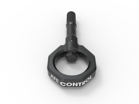 aFe Control Tow Hooks for 2020-2025 CORVETTE - 450-401015-G Hook, Rear, Gray Powdercoated, Chevy, Corvette, Each thumbnail 4