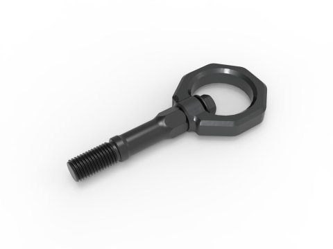 aFe Control Tow Hooks for 2020-2025 CORVETTE - 450-401015-G Hook, Rear, Gray Powdercoated, Chevy, Corvette, Each thumbnail 6