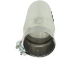 aFe Mach Force XP Round, Polished 4 Inch Exhaust Tip 49T40501-P12 Tip, XP, Clamp-on, Stainless, Polished, 4.00 in. Inlet Diameter, 5.00 in. Outlet, 12.00 in. Length, Each thumbnail 6