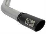 aFe Large Bore-HD Exhaust Systems 49-42006-B System, Bore HD, Particulate Filter Back, Single, Stainless Steel, Black Tip, Dodge, Ram, 6.7L, Kit thumbnail 2