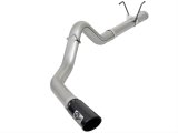 aFe Large Bore-HD Exhaust Systems 49-42006-B System, Bore HD, Particulate Filter Back, Single, Stainless Steel, Black Tip, Dodge, Ram, 6.7L, Kit thumbnail 3