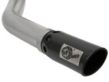 aFe Large Bore-HD Exhaust Systems 49-42006-B System, Bore HD, Particulate Filter Back, Single, Stainless Steel, Black Tip, Dodge, Ram, 6.7L, Kit thumbnail 6