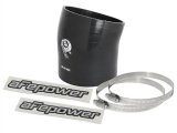 aFe Tubing Couplers 59-00082 Couplers, 17 degree Elbow, Silicone, Black, 4.25 in. Inlet/3.88 in. Outlet Diameter, Each thumbnail 1