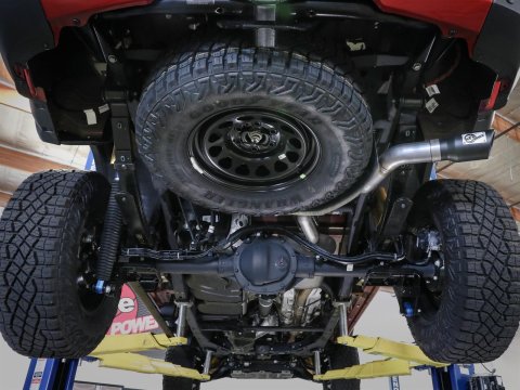 aFe Apollo GT Exhaust Systems for 2023-2025 CANYON, COLORADO - 49-44141-B Systems, Series, 3 in., 409 Stainless Steel, Cat-Back, Black Tips, Chevy, GMC, Kit thumbnail 1