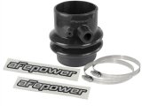 aFe Tubing Couplers 59-00110 Couplers, Straight, Silicone, Black, 3.25 in. Inlet/Outlet Diameter, 4.50 in. Length, Features Two Built-in Port Holes, Each thumbnail 1