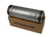 aFe Mach Force XP 304 Stainless Steel 3 Inch Muffler 49M30049 Muffler, MACH Force-Xp, Round, 14.00 in. Length, 5.00 in. Diameter, 3.00 in. Center Inlet/Outlet, Steel, Each thumbnail 1